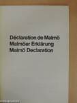 Déclaration de Malmö/Malmöer Erklärung/Malmö Declaration