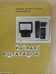 Faipari kutatások 1969