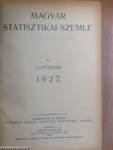 Magyar Statisztikai Szemle 1927. január-december