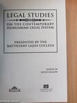 Legal Studies on the Contemporary Hungarian Legal System