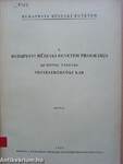 A Budapesti Műszaki Egyetem programja az 1957/58. tanévre