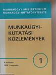 Munkaügyi-kutatási közlemények 1978/1.