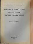 Marnavics Tomkó János boszniai püspök magyar vonatkozásai