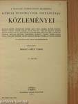 A Magyar Tudományos Akadémia Kémiai Tudományok osztályának közleményei 21. kötet