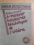 A magyar helyesírás kézikönyve
