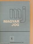 Magyar Jog 1981. (nem teljes évfolyam)