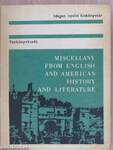 Miscellany from English and American History and Literature