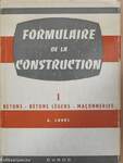 Formulaire de la Construction I.