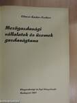 Mezőgazdasági vállalatok és üzemek gazdaságtana