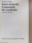 Kurze deutsche Grammatik für Ausländer