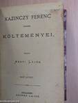 Kazinczy Ferenc összes költeményei I.