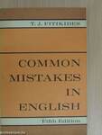 Common Mistakes in English