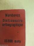 Dictionnaire orthographique (minikönyv)