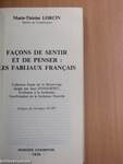 Facons de sentir et de penser: les fabliaux francais