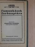 Famunkások Zsebnaptára 1925