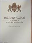 Demszky Gábor programja a főváros számára