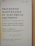 Preventive Maintenance of Electrical Equipment