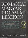 Romániai magyar irodalmi lexikon 2. (töredék)