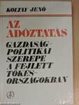 Az adóztatás gazdaságpolitikai szerepe a fejlett tőkésországokban