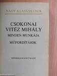 Csokonai Vitéz Mihály minden munkája III. (töredék)