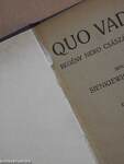 Quo Vadis? I-II.