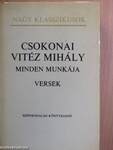 Csokonai Vitéz Mihály minden munkája I. (töredék)