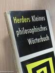 Herders Kleines philosophisches Wörterbuch