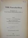 VDE-Vorschriften IV.