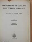 Foundations of English for foreign students - Students' Book 2.