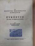 A Mezőtúri Református Gimnázium Évkönyve az 1938-39. iskolai évről