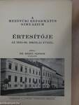 A Mezőtúri Református Gimnázium Értesítője az 1935-36. iskolai évről