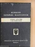 Kurrens időszaki kiadványok - INDEX 1976-1980. II.