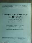 3e Colloque de Métallurgie Corrosion