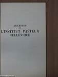 Archives de l'Institut Pasteur Hellénique 1-2/1965
