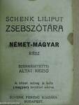 Schenk Liliput Zsebszótára - Német-magyar rész (minikönyv)