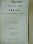 Anatomischer Atlas für Studierende und Ärzte I-VI.