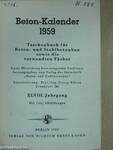 Beton-Kalender 1959. I.