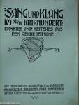 Sang und Klang im XIX./XX. Jahrhundert V.