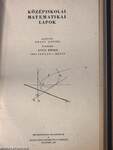 Középiskolai matematikai lapok 1958-1959. (fél évfolyamok)