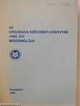 Az Országos Széchényi Könyvtár 1990. évi beszámolója