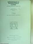 Középiskolai matematikai lapok 1975-1976. (fél évfolyamok)