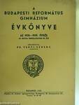 A Budapesti Református Gimnázium évkönyve az 1938-1939. évről