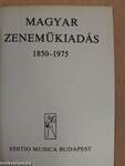 Magyar zeneműkiadás 1850-1975 (minikönyv)