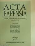 Acta Papensia 2004/1-2.