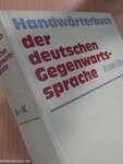 Handwörterbuch der deutschen Gegenwartssprache I-II.