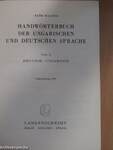 Hardwörterbuch der Ungarischen und Deutschen Sprache II.