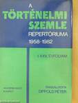 A Történelmi Szemle repertóriuma 1958-1982