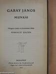 Garay János munkái