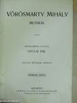 Vörösmarty Mihály munkái III.