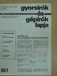 Gyorsírók és Gépírók Lapja 1983. január-december